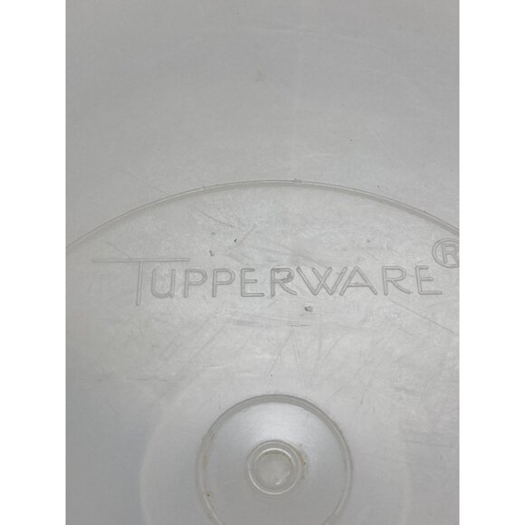 Tupperware Round Serving Center Set With Lid & Dividers - Picture 5 of 6